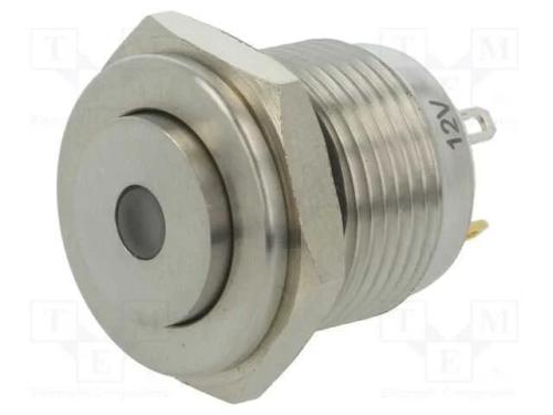 Interruptor: Antivandalismo, Pos: 2, Spst-No, 2a/36vdc, Ip65, 12v