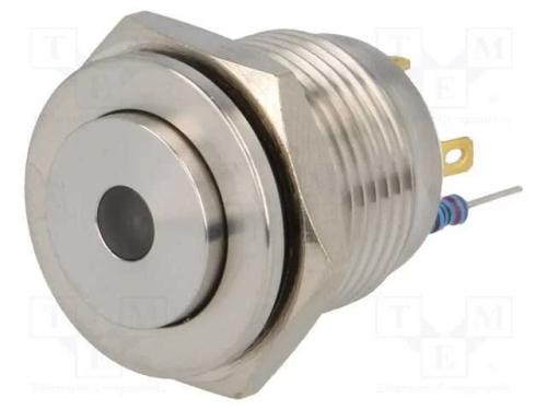 Interruptor: Antivandalismo, Pos: 2, Spst-No, 2a/36vdc, Ip65, 12v