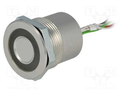 Interruptor: Piezoel&eacute;ctrico, Pos: 2, Spst-No, 0,1a/42vac, Ip67