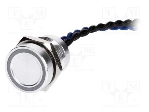 Interruptor: Piezoeléctrico, Pos: 2, Spst-No, 0,2a/24vac, Ip68
