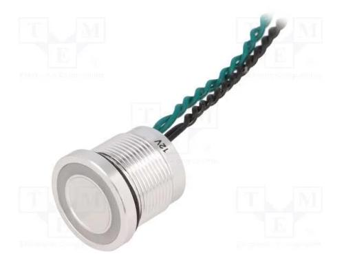 Interruptor: Piezoel&eacute;ctrico, Pos: 2, Spst-No, 0,2a/24vac, Ip68