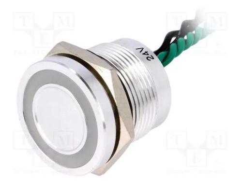 Interruptor: Piezoeléctrico, Pos: 2, Spst-No, 0,2a/24vac, Ip68