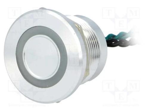 Interruptor: Piezoel&eacute;ctrico, Pos: 2, Spst-No, 0,2a/24vac, Ip68