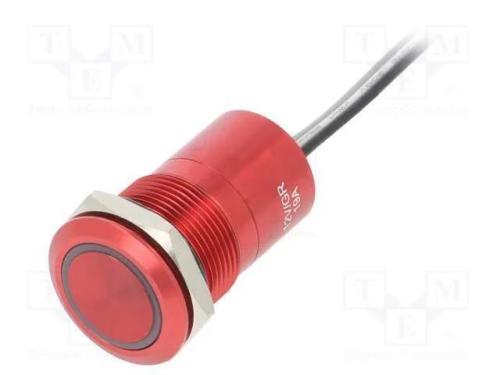 Interruptor: Capacitivo, Pos: 2, Spst-Nc, 0,01a/12vdc, Ip68, On-Off