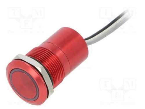 Interruptor: Capacitivo, Pos: 2, Spst-No, 0,01a/12vdc, Ip68, Off-On