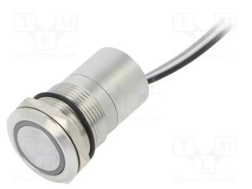 Interruptor: Capacitivo, Pos: 2, Spst-Nc, 0,01a/12vdc, Ip68, Mc