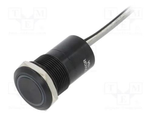 Interruptor: Capacitivo, Pos: 2, Spst-No, 0,01a/12vdc, Ip68, Preto