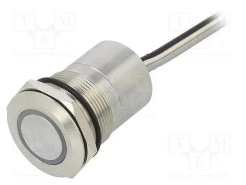 Interruptor: Capacitivo, Pos: 2, Spst-Nc, 0,01a/12vdc, Ip68, Mc