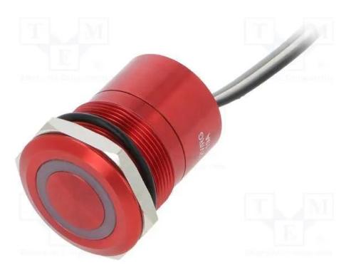 Interruptor: Capacitivo, Pos: 2, Spst-Nc, 0,01a/12vdc, Ip68, On-Off
