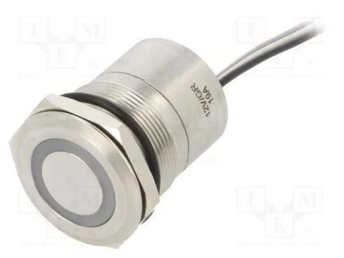 Interruptor: Capacitivo, Pos: 2, Spst-Nc, 0,01a/12vdc, Ip68, On-Off