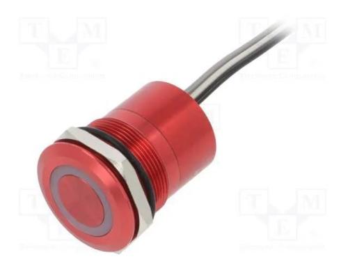 Interruptor: Capacitivo, Pos: 2, Spst-No, 0,01a/12vdc, Ip68, Off-On
