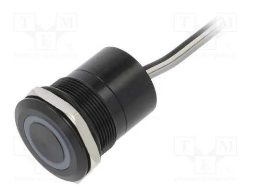 Interruptor: Capacitivo, Pos: 2, Spst-Nc, 0,01a/12vdc, Ip68, Preto