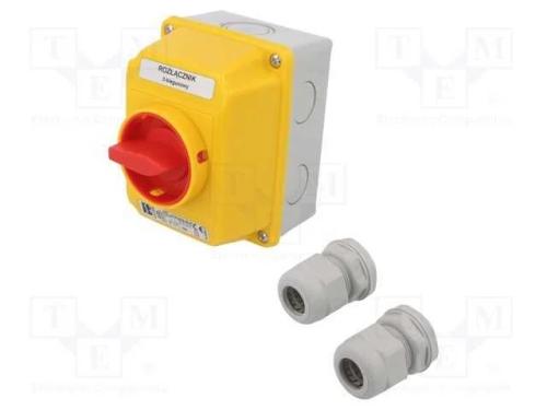 Interruptor: de Came, Pos.Estáv: 2, 16a, 0-1, Polos: 3, Pos: 2, Ip65