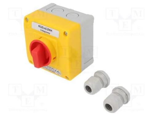 Interruptor: de Came, Pos.Estáv: 2, 16a, 0-1, para Montar em Cima
