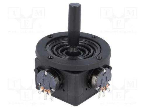 Joystick, 0÷5kO+5%,2- axial, Pos.estáv: 1, 5kO, -.