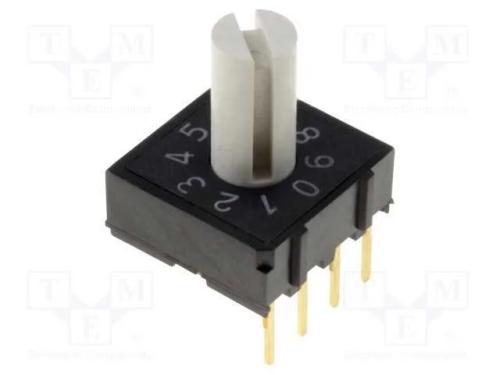 Emissor de Código, Dec/Bcd, Pos: 10, Tht, Rcontacto Max: 200mo