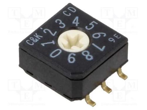 Emissor de Código, Dec/Bcd, Pos: 10, Smt, Rcontacto Max: 50mo, Cd