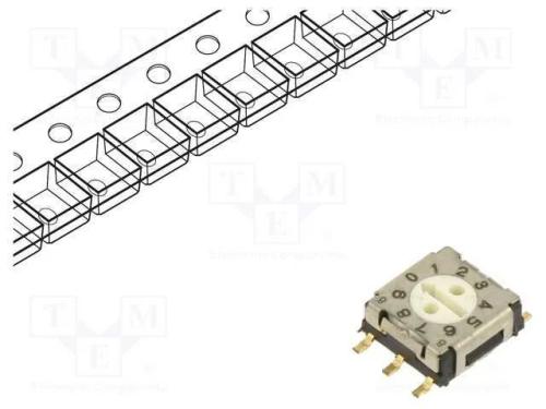 Emissor de Código, Dec/Bcd, Pos: 10, Smt, Rcontacto Max: 200mo