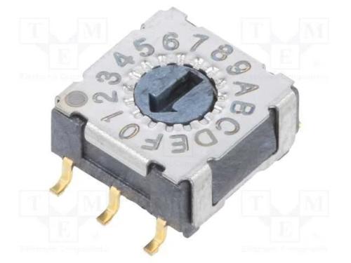 Emissor de Código, Hex/Bcd, Pos: 16, Smt, Rcontacto Max: 80mo, M