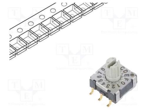 Emissor de Código, Hex/Bcd, Pos: 16, Smt, Rcontacto Max: 80mo, M