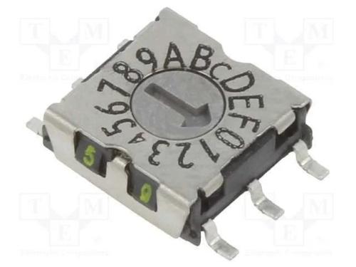 Emissor de Código, Hex/Bcd, Pos: 16, Smd, Rcontacto Max: 80mo, P25