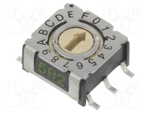Emissor de Código, Hex/Bcd, Pos: 16, Smd, Rcontacto Max: 80mo, P36