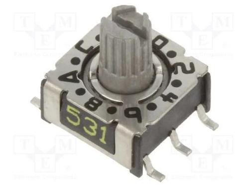 Emissor de Código, Hex/Bcd, Pos: 16, Smd, Rcontacto Max: 80mo, P36