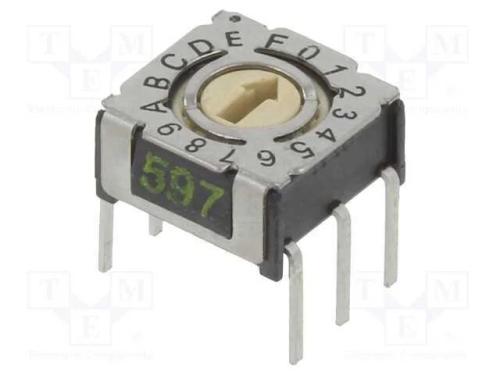 Emissor de Código, Hex/Bcd, Pos: 16, Tht, Rcontacto Max: 80mo, P36