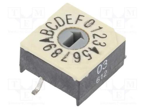 Emissor de Código, Hex/Bcd, Pos: 16, Smd, Rcontacto Max: 100mo