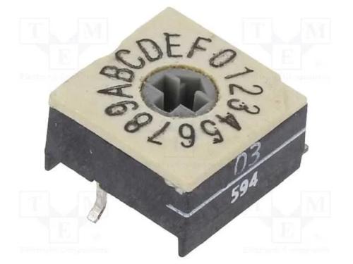 Emissor de Código, Hex/Bcd, Pos: 16, Smd, Rcontacto Max: 100mo