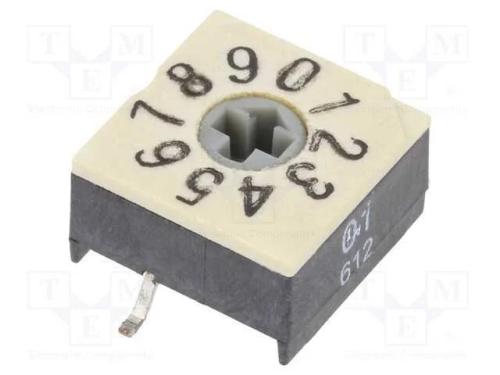 Emissor de Código, Dec/Bcd, Pos: 10, Smd, Rcontacto Max: 100mo