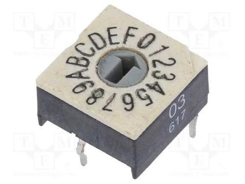 Emissor de Código, Hex/Bcd, Pos: 16, Tht, Rcontacto Max: 100mo