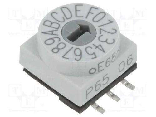 Emissor de Código, Hex/Bcd, Pos: 16, Smd, Rcontacto Max: 80mo, P65