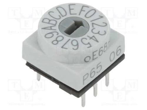 Emissor de Código, Hex/Bcd, Pos: 16, Tht, Rcontacto Max: 80mo, P65