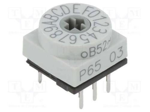 Emissor de Código, Hex/Bcd, Pos: 16, Tht, Rcontacto Max: 80mo, P65