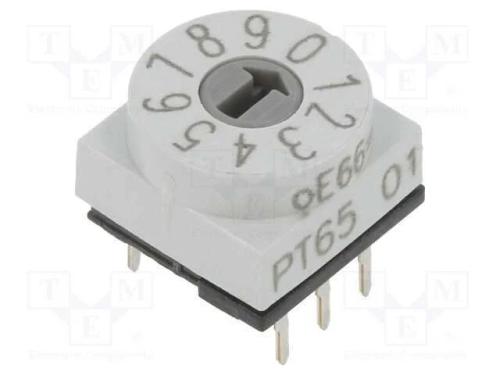 Emissor de Código, Dec/Bcd, Pos: 10, Tht, Rcontacto Max: 80mo, Pt65