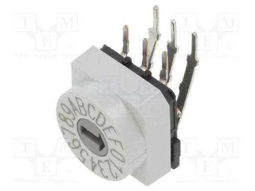 Emissor de Código, Hex/Bcd, Pos: 16, Tht, Rcontacto Max: 80mo, Pt65