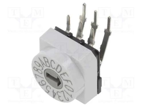 Emissor de Código, Hex/Bcd, Pos: 16, Tht, Rcontacto Max: 80mo, Pt65