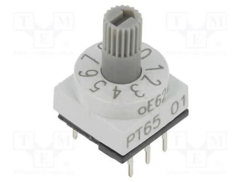 Emissor de Código, Dec/Bcd, Pos: 10, Tht, Rcontacto Max: 80mo, Pt65