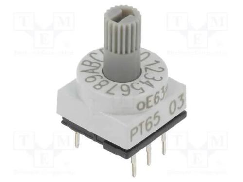 Emissor de Código, Hex/Bcd, Pos: 16, Tht, Rcontacto Max: 80mo, Pt65