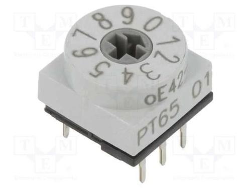 Emissor de Código, Dec/Bcd, Pos: 10, Tht, Rcontacto Max: 80mo, Pt65