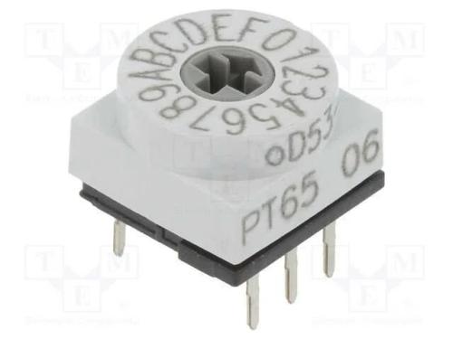 Emissor de Código, Hex/Bcd, Pos: 16, Tht, Rcontacto Max: 80mo, Pt65