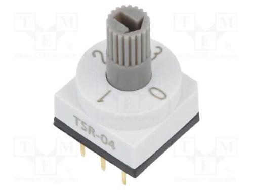 Emissor de Código, Dec/Bcd, Pos: 4, Tht, Rcontacto Max: 80mo, 7ncm