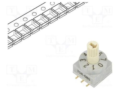 Emissor de Código, Dec/Bcd, Pos: 8, Smt, Rcontacto Max: 80mo, 7ncm