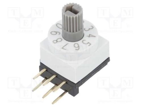 Emissor de Código, Dec/Bcd, Pos: 10, Tht, Rcontacto Max: 80mo, 7ncm