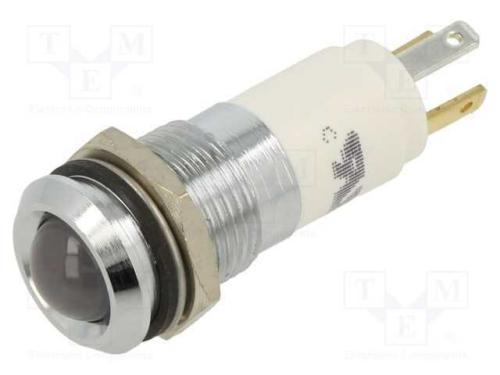 Luz indicadora: LED, vermelho/verde/amarelo, 24VD.