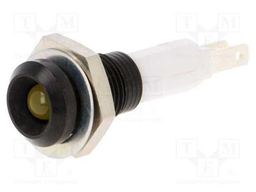 Luz Indicadora: Led, Côncavo, Amarela, 9mm, para .