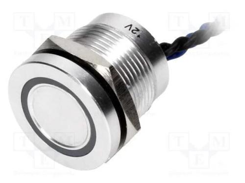 Interruptor: Piezoel&eacute;ctrico, Pos: 2, Spst-No, 0,2a/24vac, Ip68