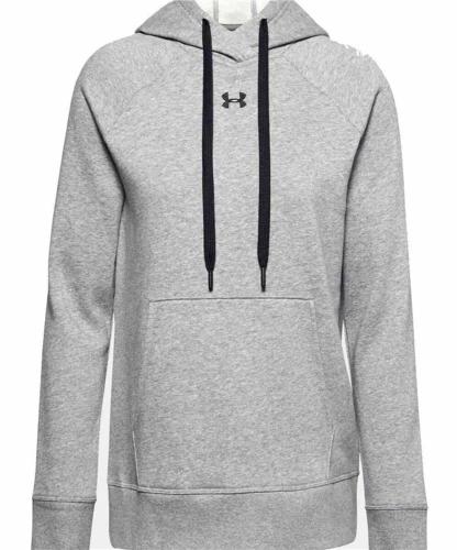 Polar com Capuz Mulher Under Armour Rival Cinzent.