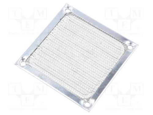 Capa, Metal, 80x80mm, Parafuso, com Tela Emi, A: 83,82mm, B: 71,37mm